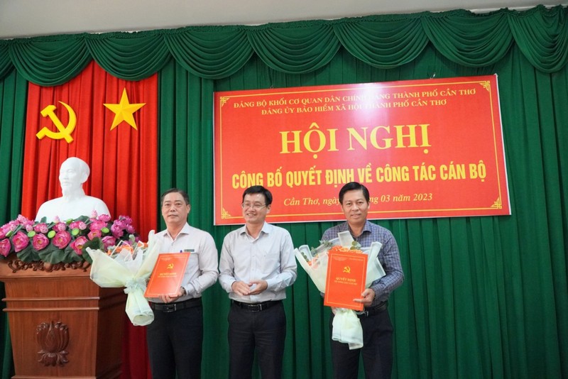Đảng ủy Bảo hiểm xã hội thành phố Cần Thơ tổ chức Hội nghị công bố Quyết định về công tác cán bộ