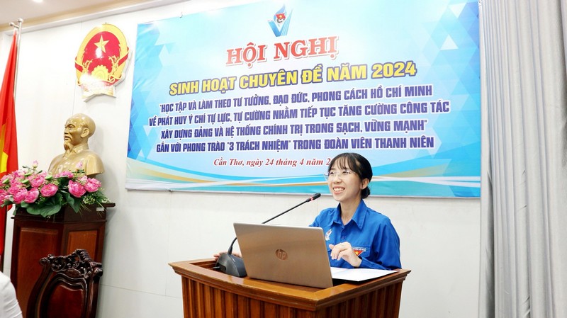 Ban Thường vụ Đoàn Khối cơ quan Dân Chính Đảng thành phố tổ chức Hội nghị sinh hoạt chuyên đề năm 2024